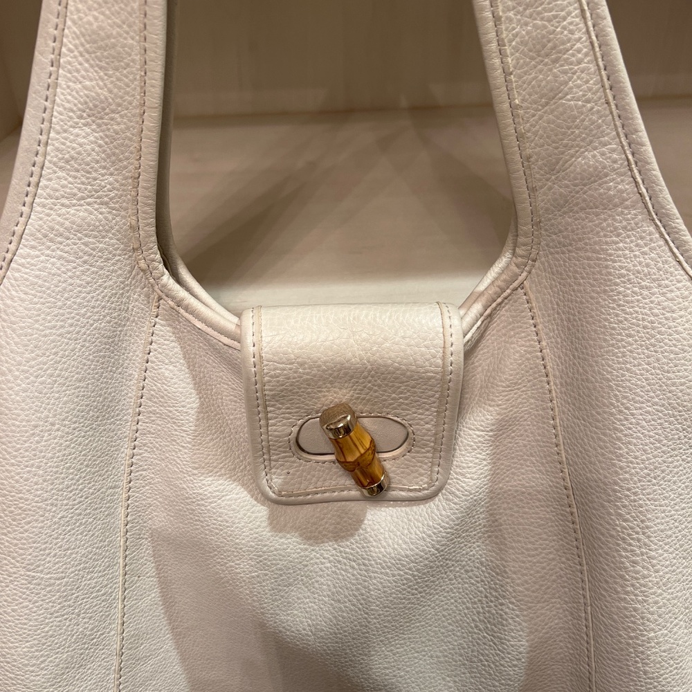 White leather purse - Picture 3 of 7